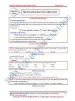 Giai chi tiet PP BAO TOAN DIEN TICH  LTDH 2018 