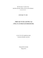 THIẾT KẾ TỦ ĐẦU GIƯỜNG TẠI CÔNG TY CỔ PHẦN GỖ MINH DƯƠNG