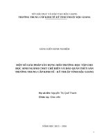 SKKN xay dung moi truong hoc tap cho hoc sinh nganh thuy san