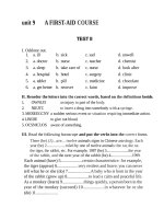 Unit 9 a FIRSTAID COURSE   test2 