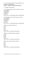  test bank for chemistry 6th edition by mcmurry 