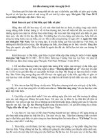 Lời dẫn chương trình văn nghệ 20