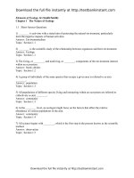 test bank for elements of ecology 8th edition by smith