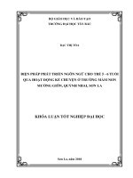 Biện pháp phát triển ngôn ngữ cho trẻ 5   6 tuổi qua hoạt động kể chuyện ở trường mầm non mường giôn, quỳnh nhai, sơn la 
