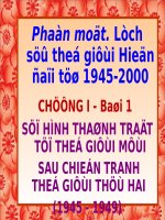 Bài 1   sự hình thành trật tự thế giới mới sau chiến tranh thế giới thứ hai