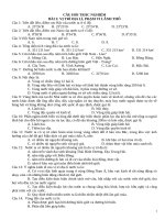 TRẮC NGHIỆM ĐỊA LÍ 12 THPT TRỌN BỘ