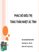 PHÁC ĐỒ ĐIỀU TRỊ TĂNG THÂN NHIỆT ÁC TÍNH