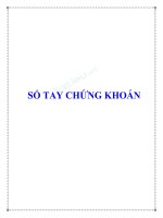 Sổ tay chứng khoán