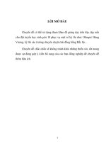 CHUYÊN ĐỀ CHUYỂN HÓA VẬT CHẤT VÀ NĂNG LƯỢNG TRONG DINH DƯỠNG CACBON CỦA VI SINH VẬT