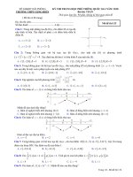 Đề thi thử Toán THPT Quốc gia 2018 trường THPT Cộng Hiền – Hải Phòng