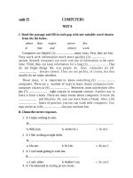 English 8 Unit 15 COMPUTERS   test 2