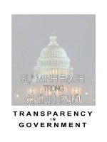 S ự m i n h b ạ c h t r o n g c h í n h p h ủ 