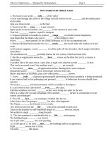 HỌC ÔN THI VÀO 10 CHUYÊN ANH 1 TỪ CHO 3 CHỖ TRỐNG