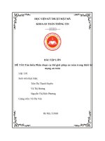 Tìm hiểu Phân đoạn cụ thể giải pháp an toàn trong thiết kế mạng an toàn