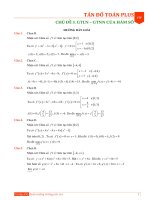 Chủ đề 3  GIẢI CHI TIẾT   GTLN GTNN của hàm số 