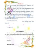 Phát huy tính tích cực của học sinh thông qua hệ thống bài tập tìm GTLN GTNN trong chương trình toán THCS 