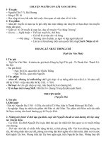 HỆ THỐNG MỘT SỐ KIẾN THỨC CHUNG VỀ CÁC TÁC PHẨM VĂN HỌC LỚP 9 THI VÀO 10