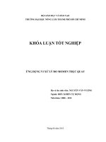 ỨNG DỤNG VI XỬ LÝ ĐO MOMEN TRỤC QUAY