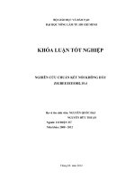 NGHIÊN CỨU CHUẨN KẾT NỐI KHÔNG DÂY ZIGBEEIEEE802.15.4