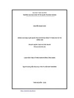 Nâng cao hiệu quả quản trị chi phí tại công ty trách nhiệm hữu hạn xây dựng và thương mại đông hải 