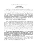 SỰ BIẾN THỂ KHÔNG GIAN TRONG hội họa (tt) 