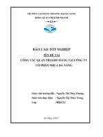 CÔNG tác QUẢN TRỊ KHO HÀNG tại CÔNG TY cổ PHẦN NHỰA đà NẴNG