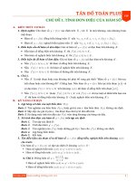 Chủ đề 1  tính đơn điệu của hàm số 