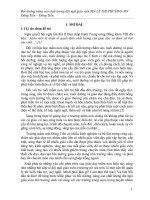 Một số biện pháp chỉ đạo bồi dưỡng, nâng cao chất lượng đội ngũ giáo viên ở trường mầm non đông tiến, huyện đông sơn, tỉnh thanh hóa  