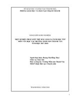 skkn một số biện pháp giúp trẻ mẫu giáo học 5 6 tuổi học tốt môn văn học tại trường MN thành vân 