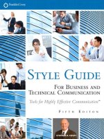 FranklinCovey style guide for business and technical communication (5th edition) 