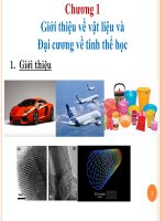 Giới thiệu về vật liệu và Đại cương về tinh thể học