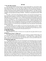 Nghiên cứu đặc tính trao đổi nhiệt ẩm và xác định các thông số công nghệ bảo quản lạnh quả vải tt