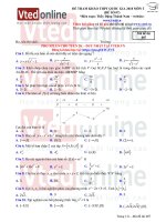 Đề thi thử THPTQG 2018 môn toán chuẩn cấu trúc của BGD PRO XPLUS Đề số 7