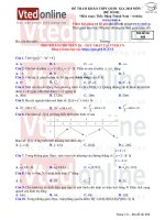 Đề thi thử THPTQG 2018 môn toán chuẩn cấu trúc của BGD PRO XPLUS Đề số 8