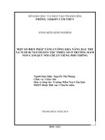 skkn một số biện pháp tăng cường khả năng dạy trẻ 5 6 tuổi người dân tộc thiểu số trường MN nói chuẩn tiếng phổ thông 