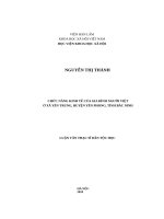 Chức năng kinh tế của gia đình người việt ở xã yên trung, huyện yên phong, tỉnh bắc ninh 