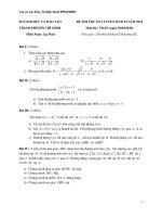 HDG  đề THI THỬ số 2 TUYỂN SINH 10 năm 2018