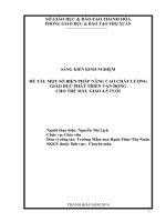 skkn một số biện pháp nâng cao chất lượng giáo dục phát triển vận động cho trẻ MG 4 5 tuổi 