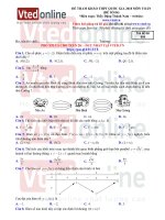 Đề thi thử THPTQG 2018 môn toán chuẩn cấu trúc của BGD PRO XPLUS Đề số 4