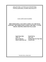 skkn biện pháp nâng cao chất lượng các nội dung giáo dục tiết kiệm năng lượng cho trẻ 5 6 tuổi trong trường mầm non nga giáp 