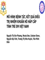 MÔ HÌNH BỆNH TẬT, KẾT QUẢ ĐIỀU TRỊ NHIỄM KHUẨN HÔ HẤP CẤP TÍNH TRẺ EM VIỆT NAM
