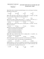 21 đề ôn thi tốt nghiệp THPT quốc gia môn lý có lời giải chi tiết