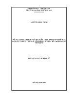 Kế toán quản trị chi phí sản xuất và giá thành sản phẩm tại công ty TNHH xây dựng tư vấn khảo sát thiết kế và thương mại việt linh 