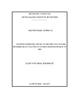 Giải pháp marketing cho dự án nhà phố cao cấp park riverside quận 9 tại công ty cổ phần kinh doanh quốc tế MIK 