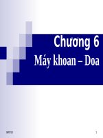 Giáo trình Máy Khoan - Doa