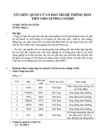 QUẢN lý và bảo TRÌ máy CÔNG NGHIỆP