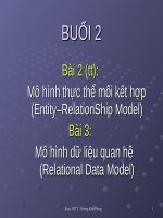 Slide bài giảng môn cơ sở dữ liệu (ĐH quốc gia HCM)