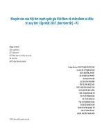 Khuyến cáo của hội tim mạch quốc gia việt nam về chẩn đoán và điều trị suy tim  cập nhật 2017 (bản tóm tắt)  p2