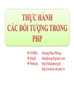 Bài tập thực hành môn lập trình PHP