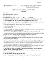 Phiếu đánh giá giáo viên 2018